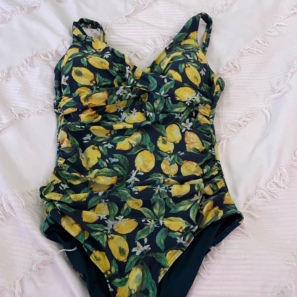 Lemon one piece swimsuit